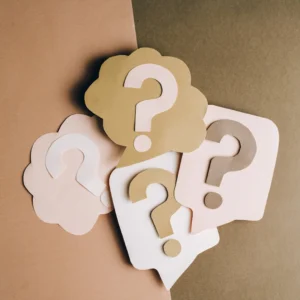 Photo of Cardboard Question Marks