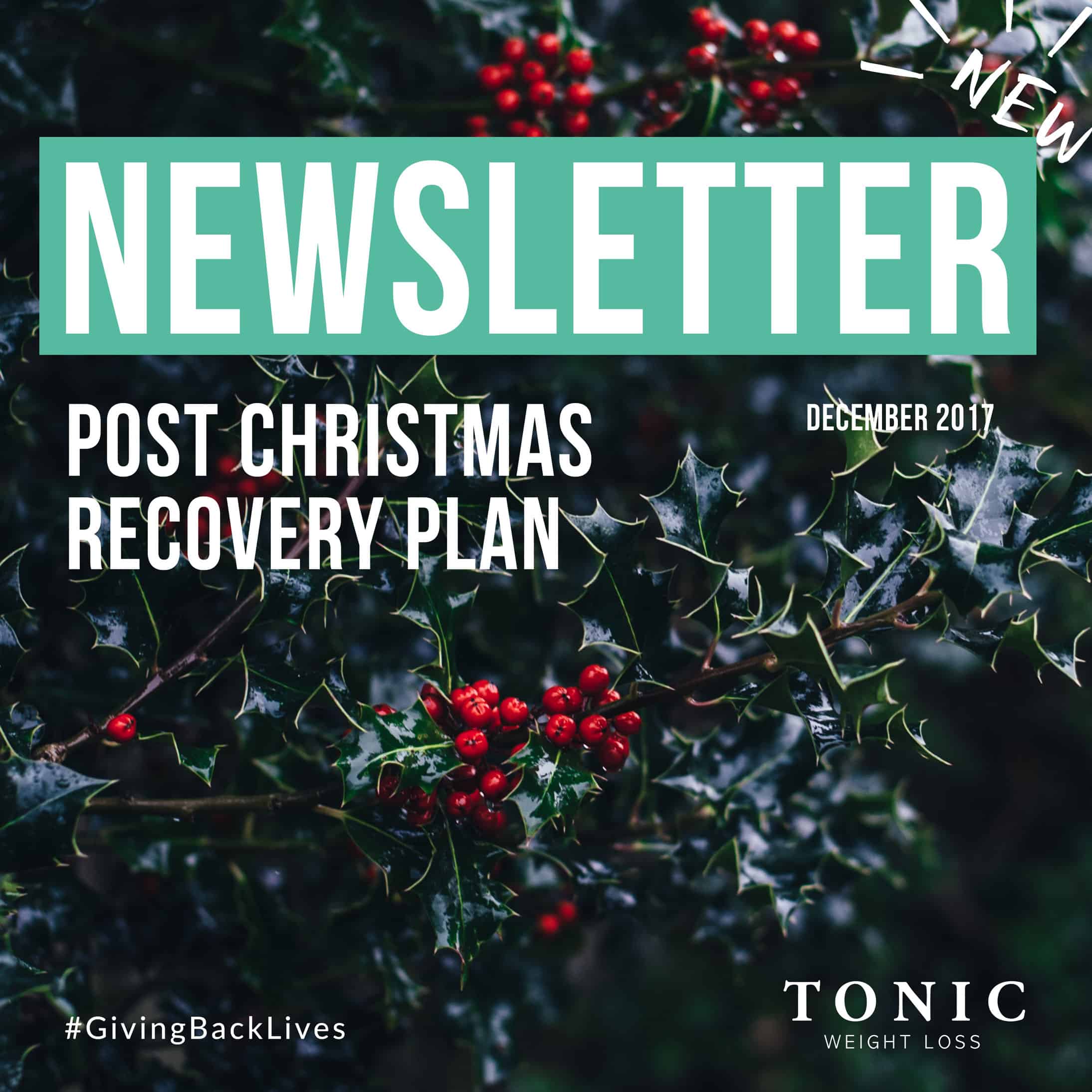 Tonic-Newletter-25th-December-2017-post-christmas-rocovery-plan
